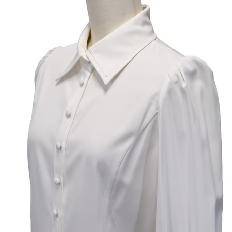 [Sheglit] Sheglit "Royal" Classical BlouseWhite/Black
