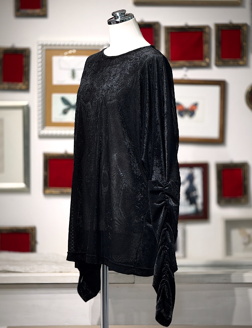 【Na+H】エヌエープラスエイチ　mirrorネットカットソー　