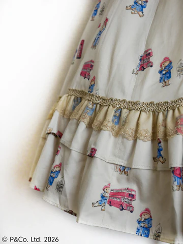 【Victorian maiden】ヴィクトリアンメイデン　Paddington™ クラシカルドールロングドレス（ノーマルサイズ)　ホワイト/ベージュ