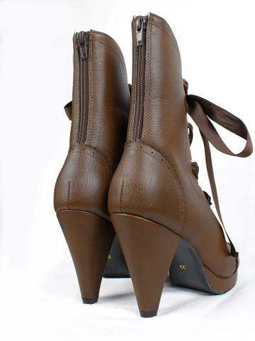 [Victorian Maiden] Victorian Maiden Victorian Short Boots Bordeaux/Dark Brown/Black 3 크기