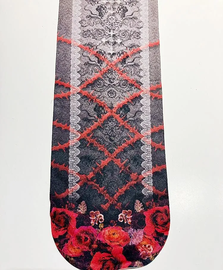 [Estrellas] Estrellas Rose of the Vow Knee High Grey / Red / Purple / Earth / Blue