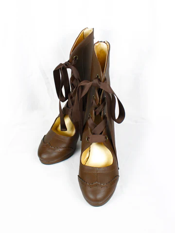 [Victorian Maiden] Victorian Maiden Victorian Short Boots Bordeaux/Dark Brown/Black 3 크기