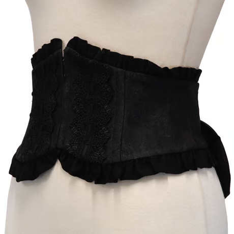 【Sheglit】シェグリット　"Del Fiore"ジャガードコルセット　ボルドー/ブラウン/ブラック