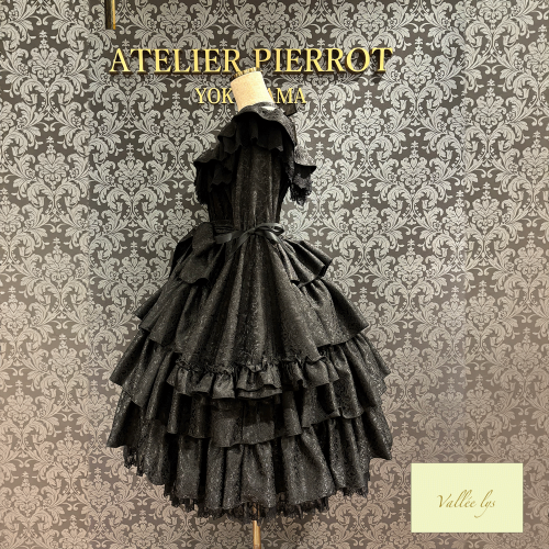 [valléelys]Coquelicot Dress中長提花布　