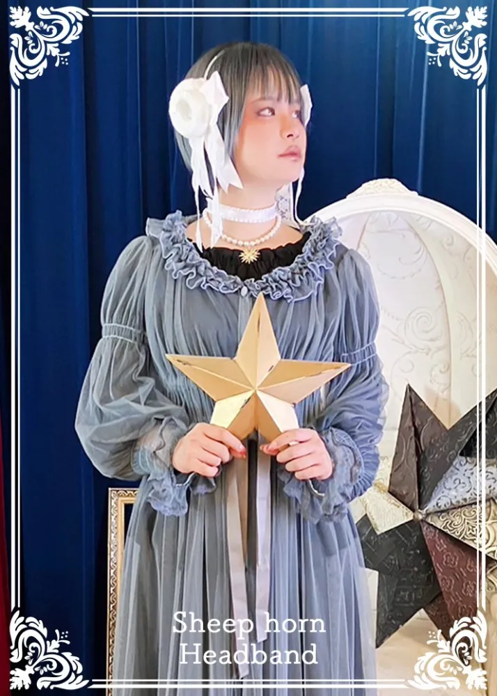 [Estrellas] Estrellas Sheephorn头带/白色