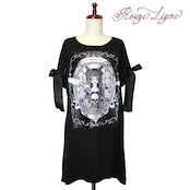 【Rouge Ligne】　リボンTシャツワンピース　「晩餐」