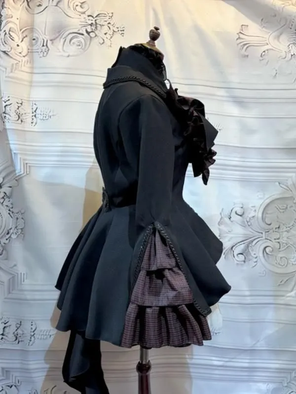[Marble] Marble Volume with Thai Wind Jacket with Thai: Black ◆ L -LL Size ◆