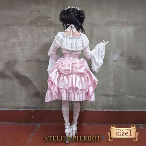 【ATELIER PIERROT】 요정 레이스 코르셋 스커트 크기 1★3 월 토요일, 일요일 및 공휴일은 15% 할인입니다★