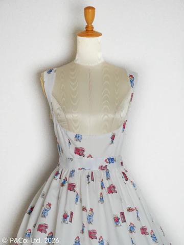 【Victorian maiden】ヴィクトリアンメイデン　Paddington™ エプロンドレス　ホワイト/ベージュ