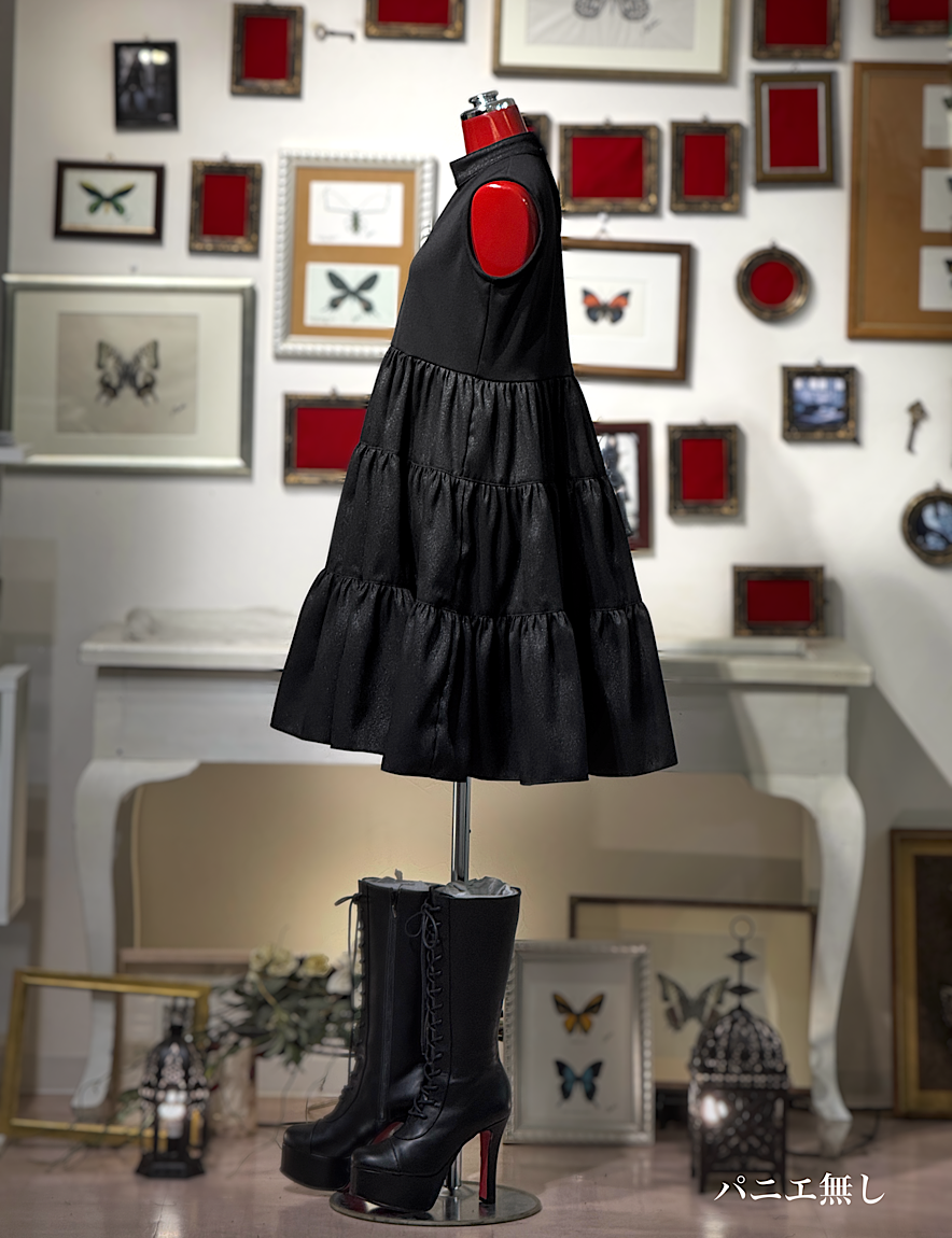 [Na+H]Vestido a capas con espejo NA Plus H