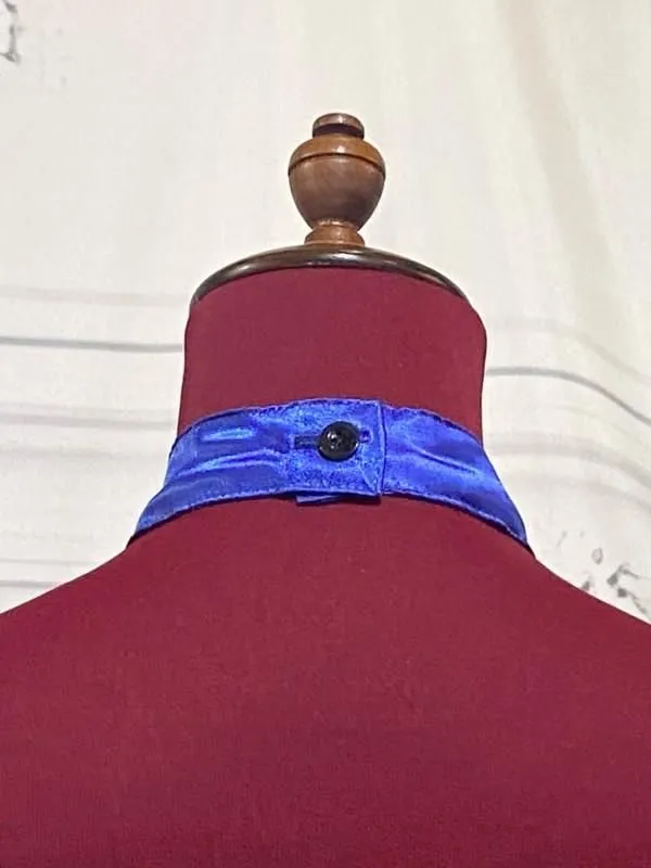 [Marmor] Gothic mit Marmorkette Gothic -Stil Frir Krawatte: Blau x Nonbon -Stein -Antiquitäten Silber