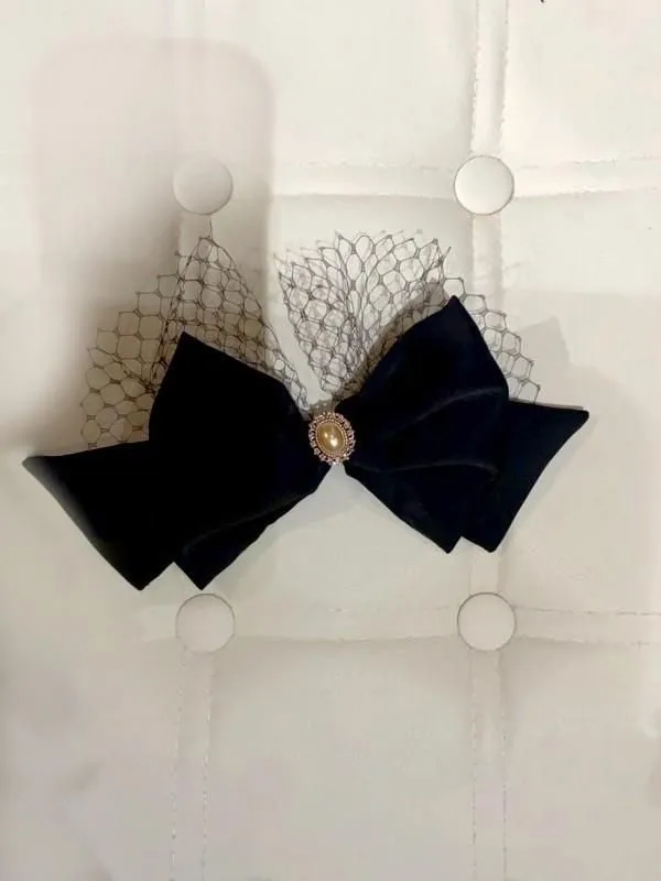 [Marble] Gant de dentelle classique avec corsage: dentelle noire