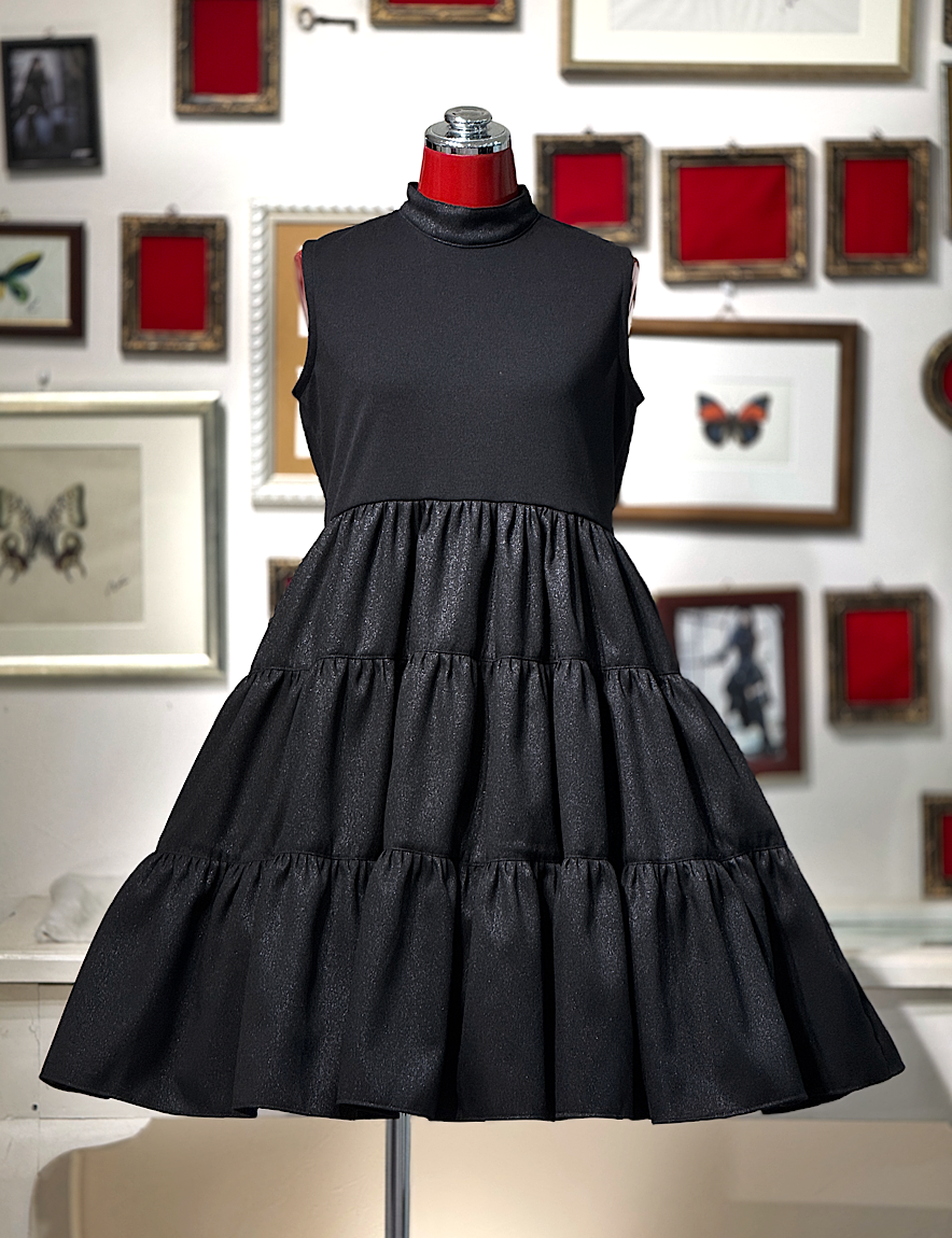 [Na+H]Vestido a capas con espejo NA Plus H