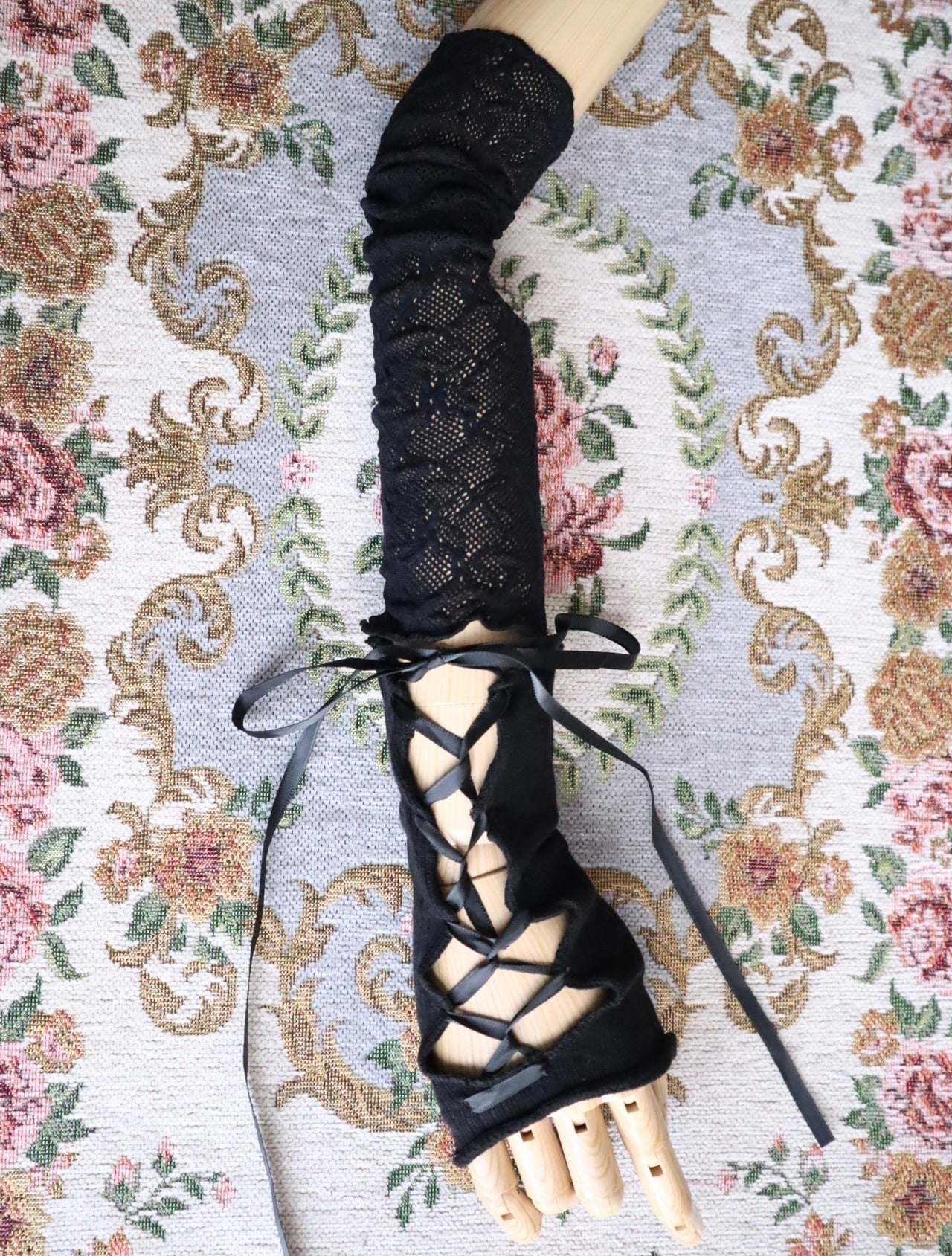 【Morun×Muuna Stoik】モランムーナストイック　Lace up アームカバー