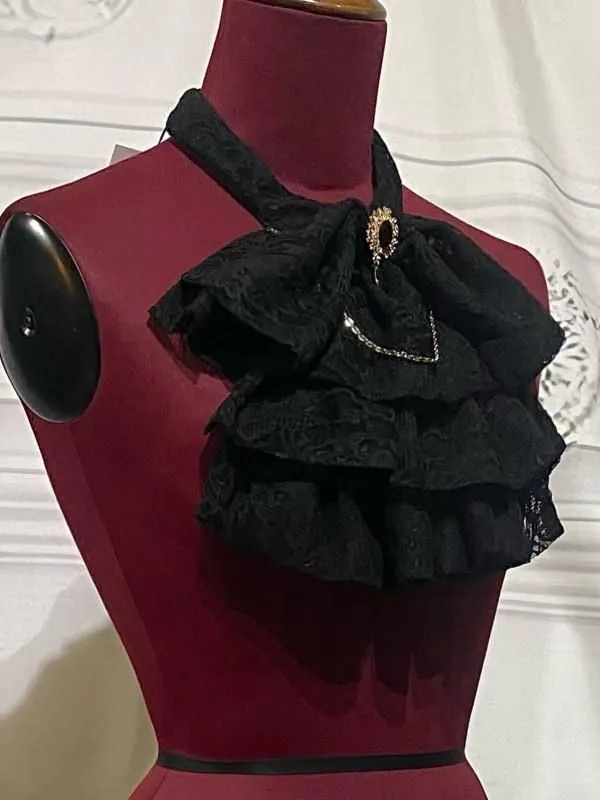 [Marmor] Gotik mit Marmorkette: Bordeaux