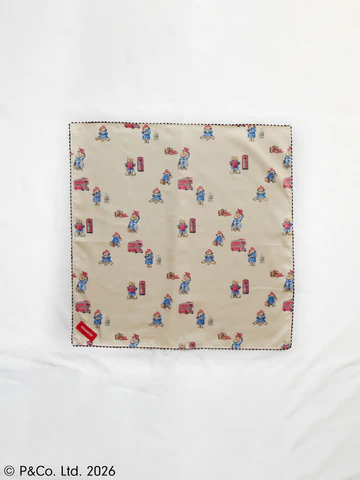 【Victorian maiden】ヴィクトリアンメイデン　Paddington™ スカーフ　ホワイト/ベージュ