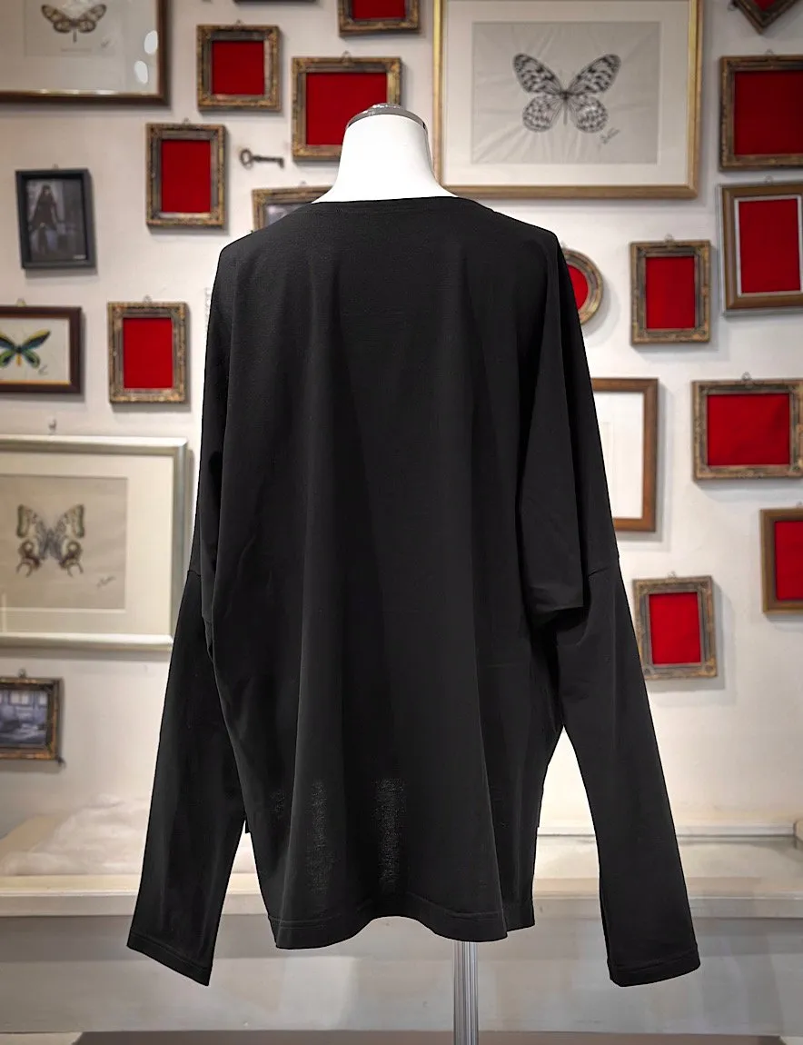 【Na+H】エヌエープラスエイチ　prayerフリルドルマンカットソー