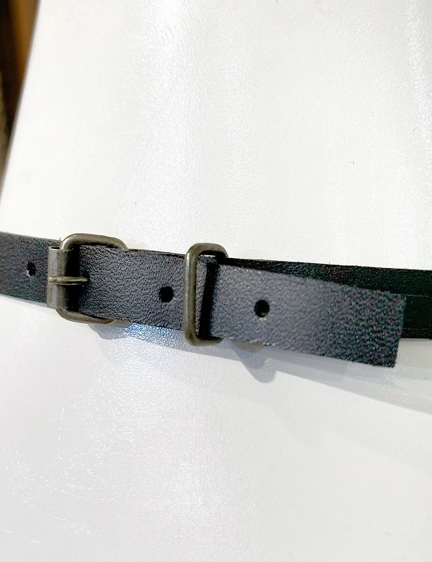 [Na+H] Nue Plus Eichi Surface Leather Ring Choker