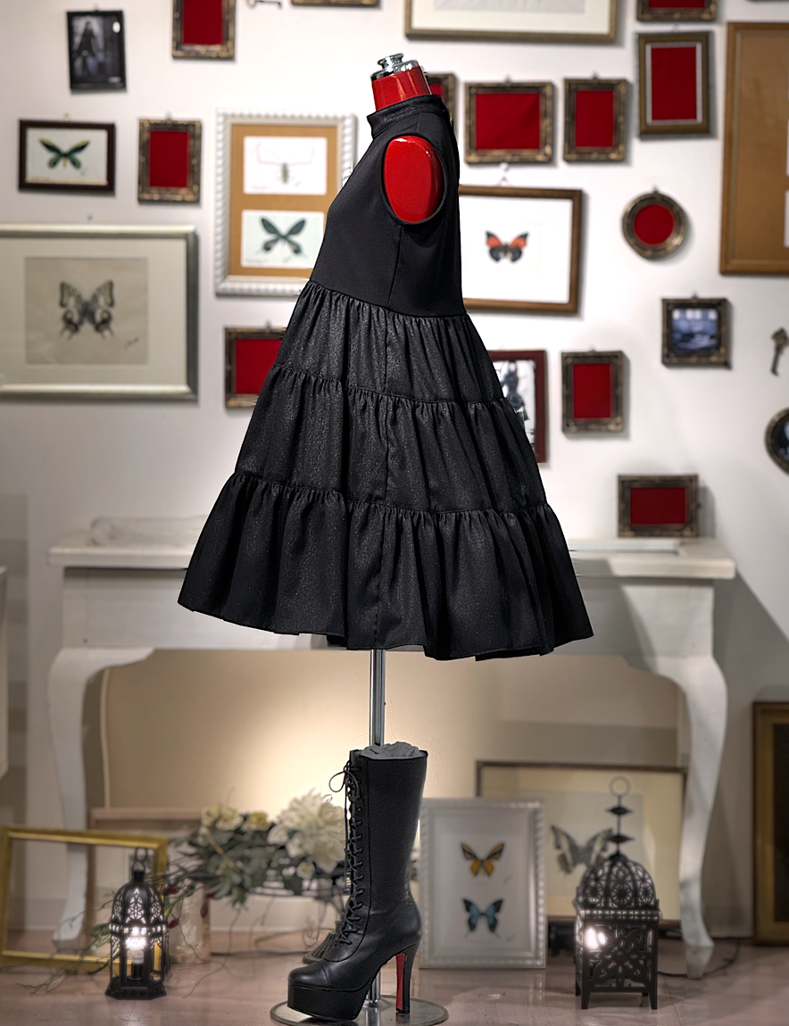 [Na+H]Vestido a capas con espejo NA Plus H