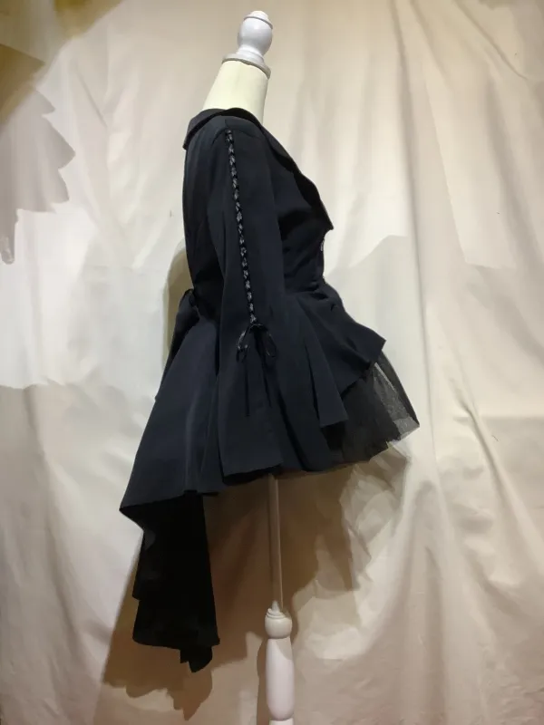 【MARBLE】マーブル　姫袖用流麗ドレープジャケット：紺