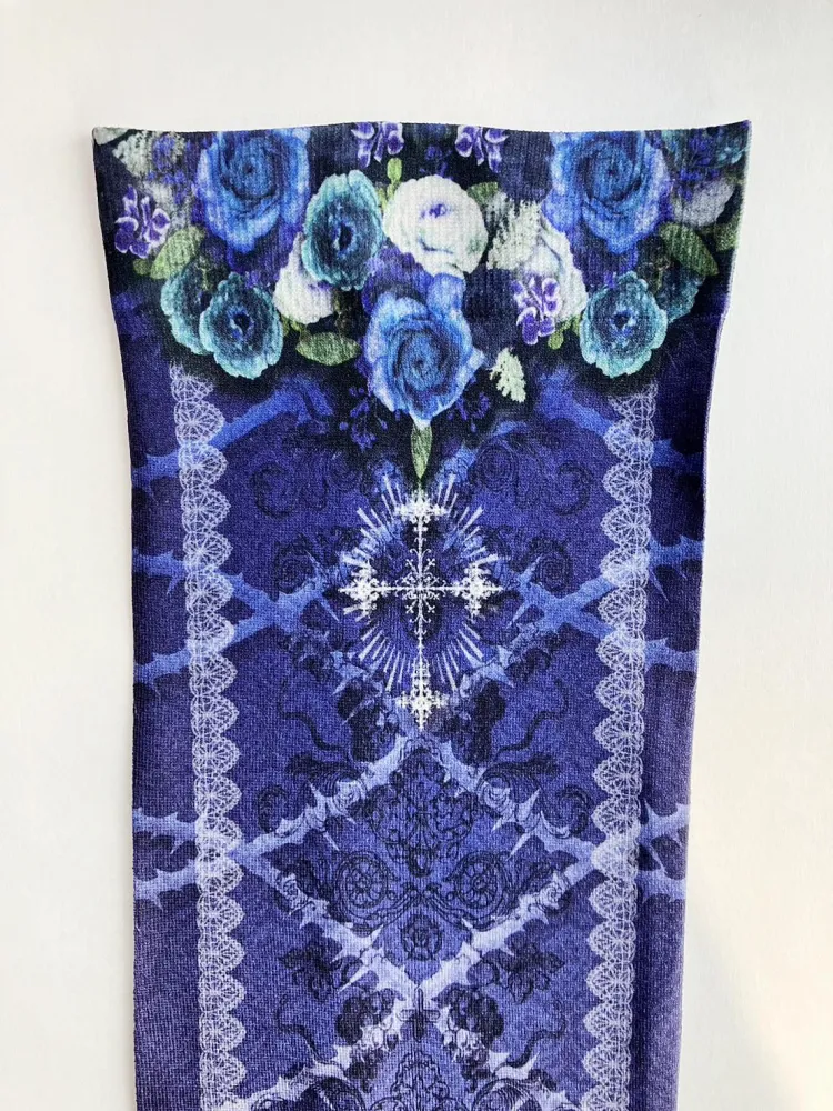 [Estrellas] Estrellas Rose of the Vow Knee High Grey / Red / Purple / Earth / Blue