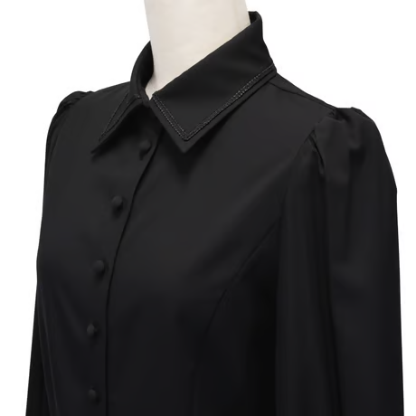 [Sheglit] Sheglit "Royal" Classical BlouseWhite/Black