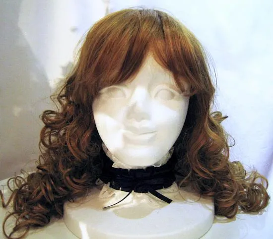 [Marble] Marble 2way Satin Balth Tack Pletitz Choker ou coiffure: Black X White Lace