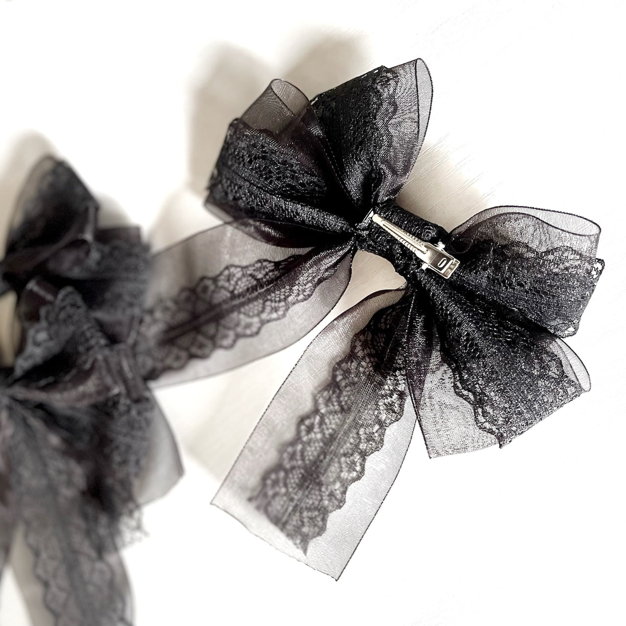 【Morun×Muuna Stoik】モランムーナストイック　Lace ribbonクリップ★ウィンターセール2月23日まで★