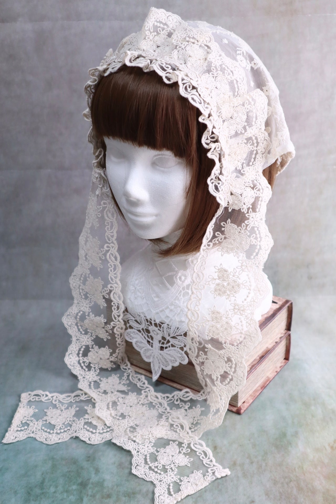 【Morun×Muuna Stoik】モランムーナストイック　Frenchバブーシュカ　生成り★ウィンターセール2月23日まで★