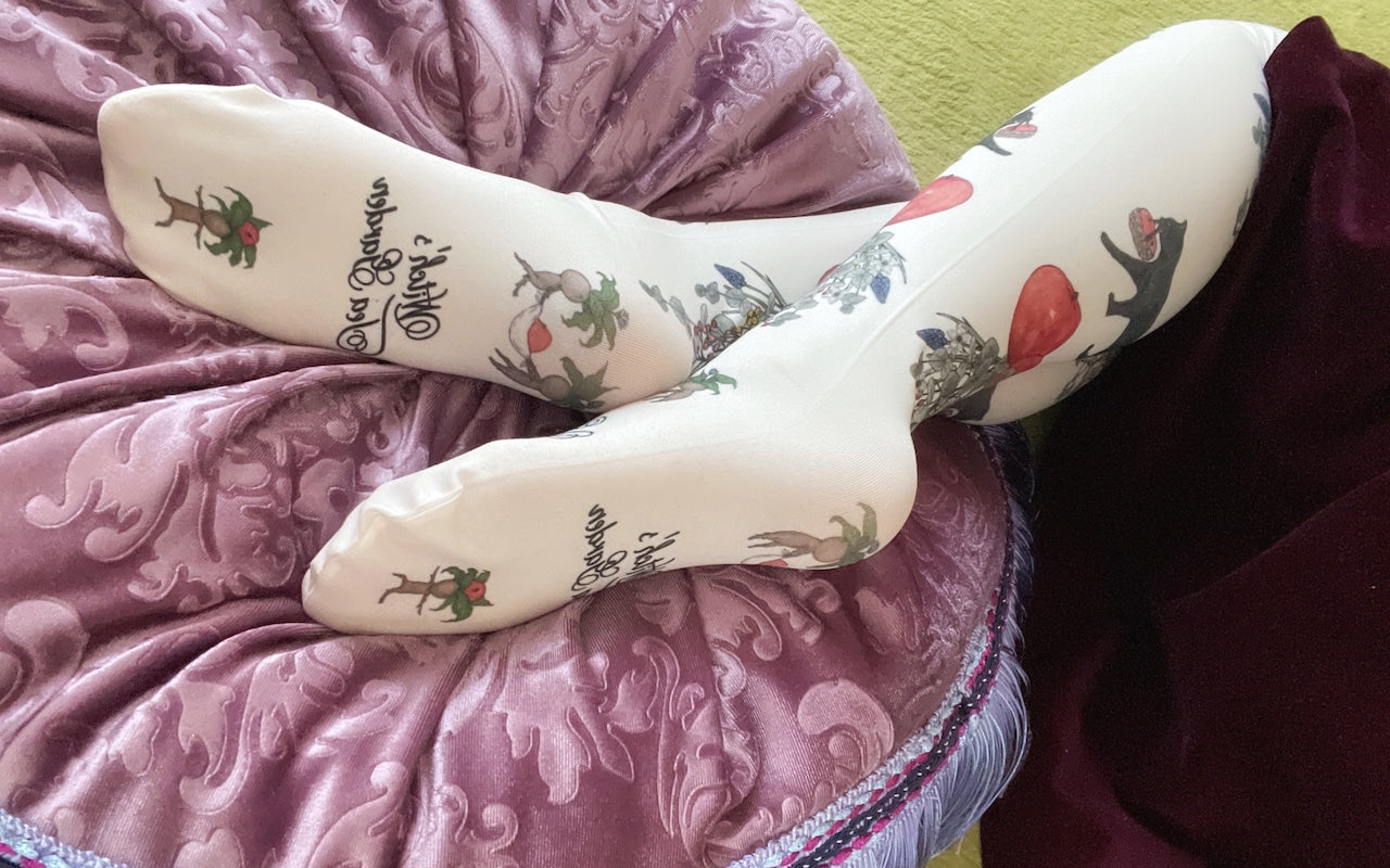 【Morun×Muuna Stoik】モランムーナストイック　魔女の庭〜りんごフェア〜タイツ