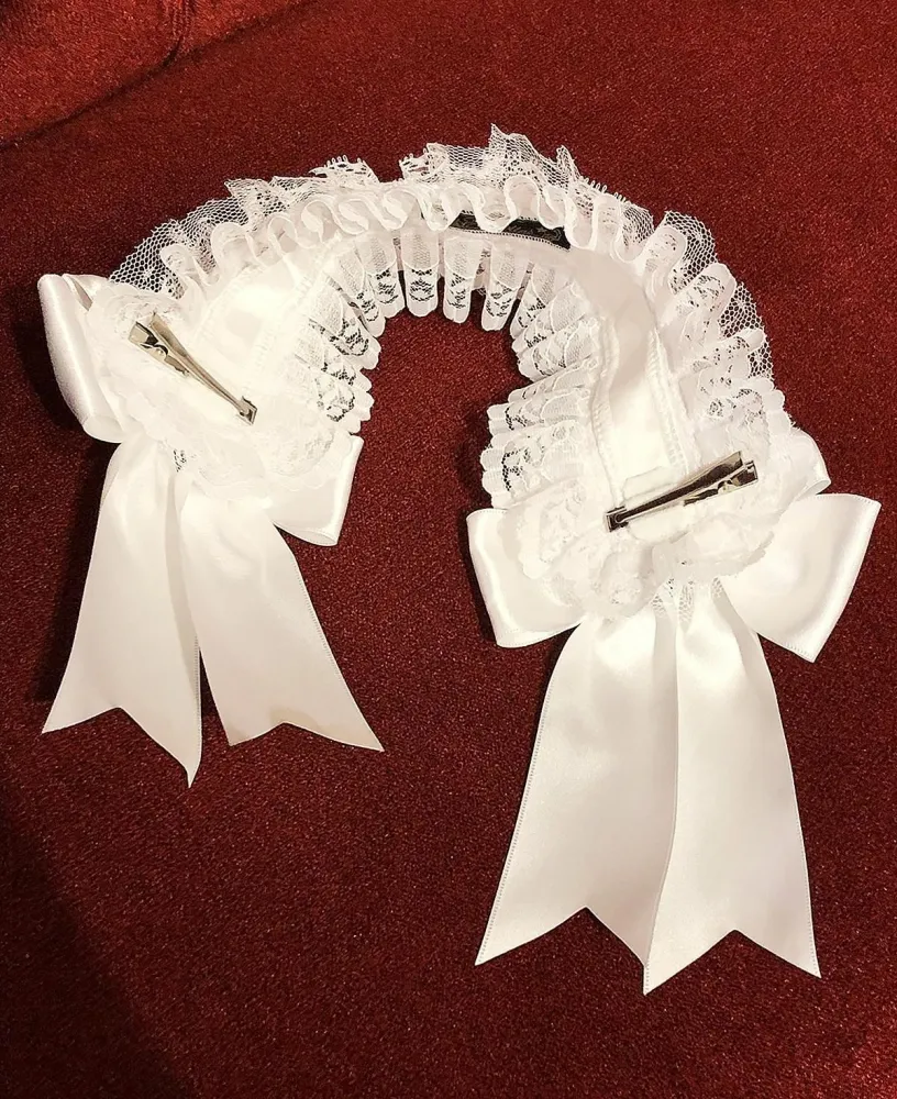 [Estrellas] Estrellas Devilhorn Head Dress/White x White