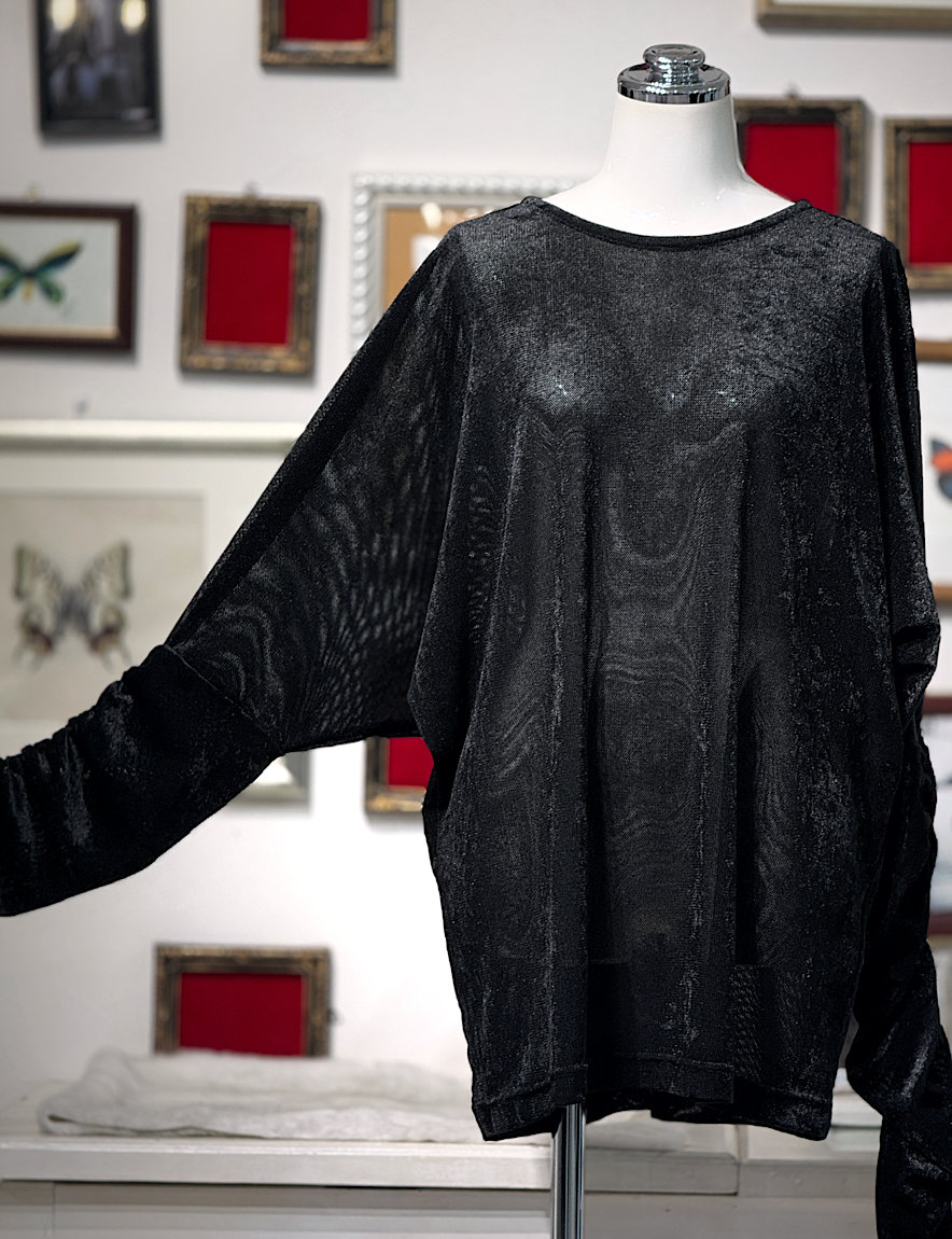 【Na+H】エヌエープラスエイチ　mirrorネットカットソー　