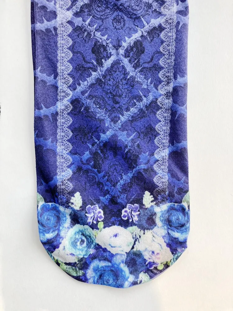 [Estrellas] Estrellas Rose of the Vow Knee High Grey / Red / Purple / Earth / Blue