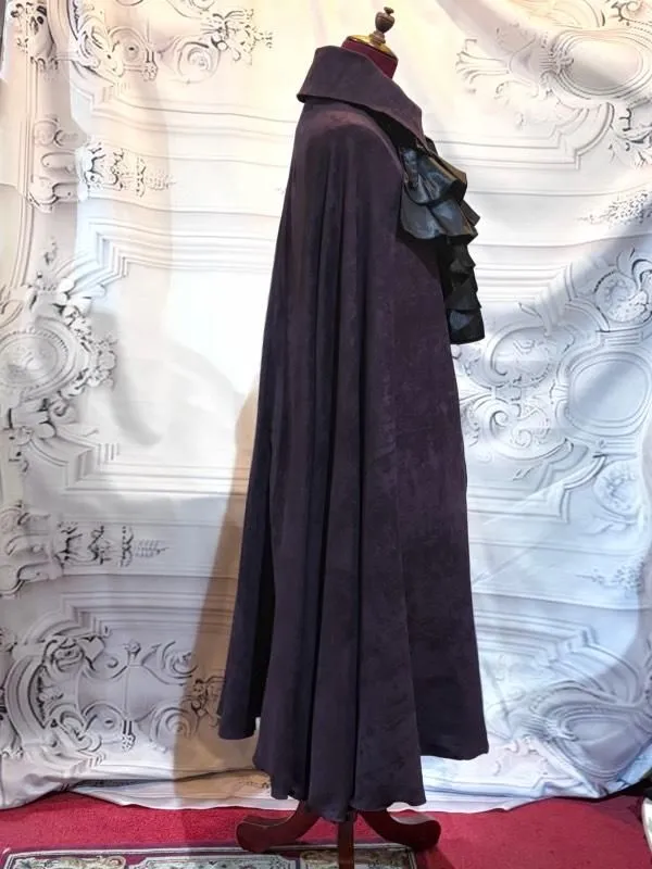 [Marble] Long cloak with Thailand: Black x Red