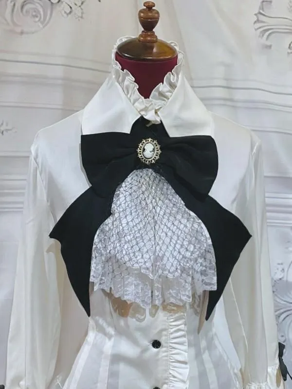 [Mármol] Mármol BLOUNTA DE DISECTORIA CLÁSICA Con corbata separada: White X Black X White Race