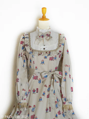 【Victorian maiden】ヴィクトリアンメイデン　Paddington™ クラシカルドールロングドレス（ノーマルサイズ)　ホワイト/ベージュ