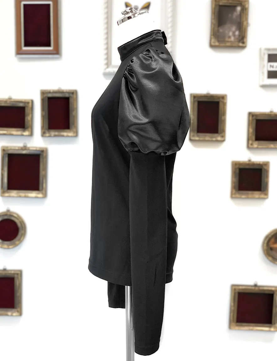 【Na+H】エヌエープラスエイチ　licパフスリーブカットソー