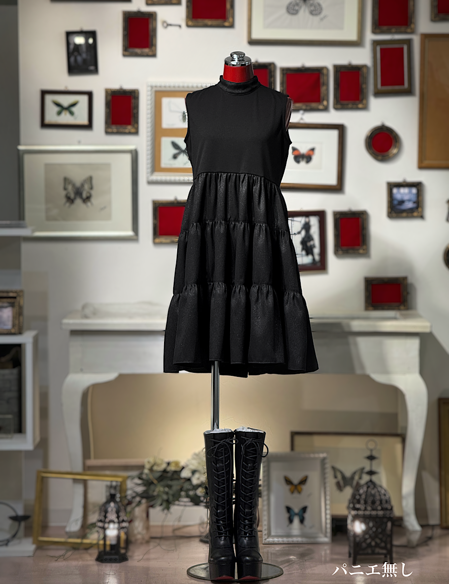 [Na+H]Vestido a capas con espejo NA Plus H