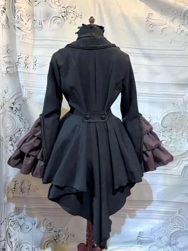 [Marble] Marble Volume with Thai Wind Jacket with Thai: Black ◆ L -LL Size ◆