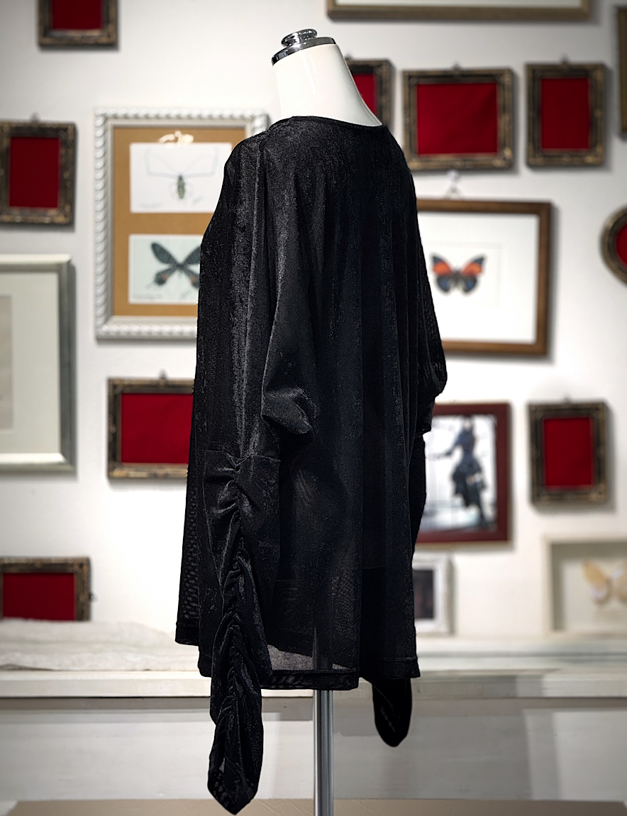 【Na+H】エヌエープラスエイチ　mirrorネットカットソー　