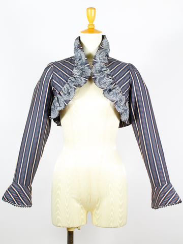 [Doncella victoriana] Régimen de encaje vintage Elizabeth Bolero Té de leche beige/verde/Burdeos/carbón de carbón