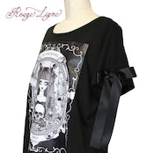 【Rouge Ligne】　リボンTシャツワンピース　「晩餐」
