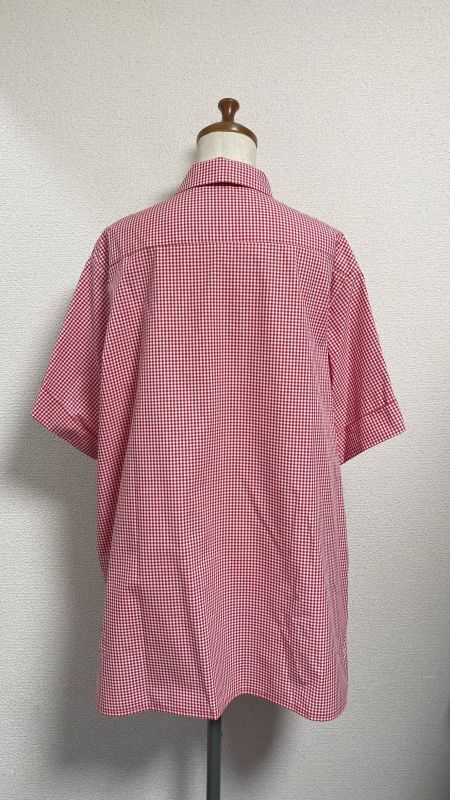 [Physical Drop] Physical Drop Summer Gingham Series Boyfriend Work Shirt [Red Gingham x Red Embroidery]