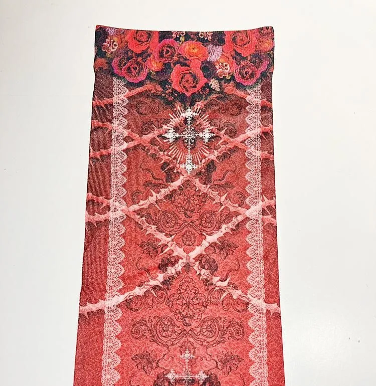 [Estrellas] Estrellas Rose of the Vow Knee High Grey / Red / Purple / Earth / Blue