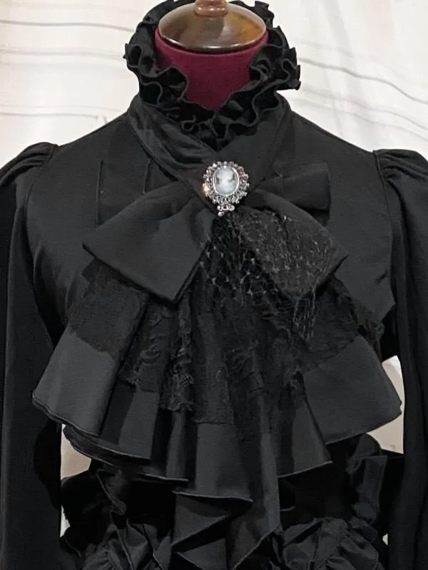 [Marmor] Marmor Antique Cameo thai Volumenfleisch ein Stück Bluse: Marine