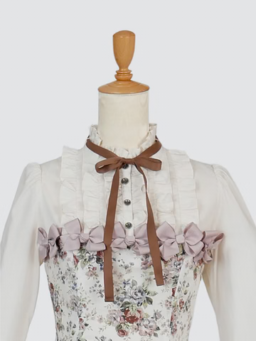 【Victorian maiden】ヴィクトリアンメイデン　★ご予約受付中★ ロココブーケメニーリボンドールドレス