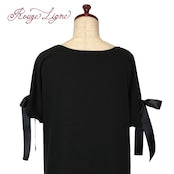 【Rouge Ligne】　リボンTシャツワンピース　「晩餐」