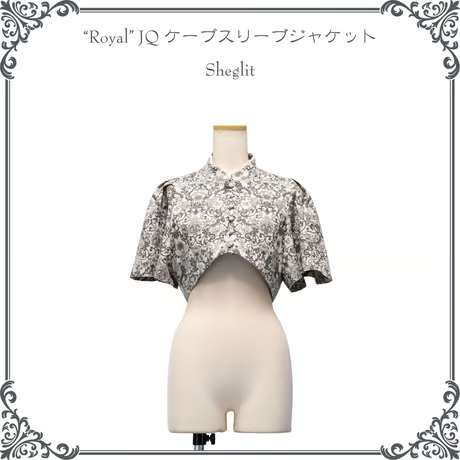 [Sheglit] Sheglit "Royal" JQ cape sleeve jacket