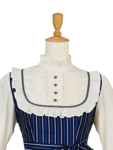 【Victorian maiden】ヴィクトリアンメイデン　★ご予約受付中★ Thick英国レジメンタルローゼンドレス　ボルドー/ネイビー/ブラック