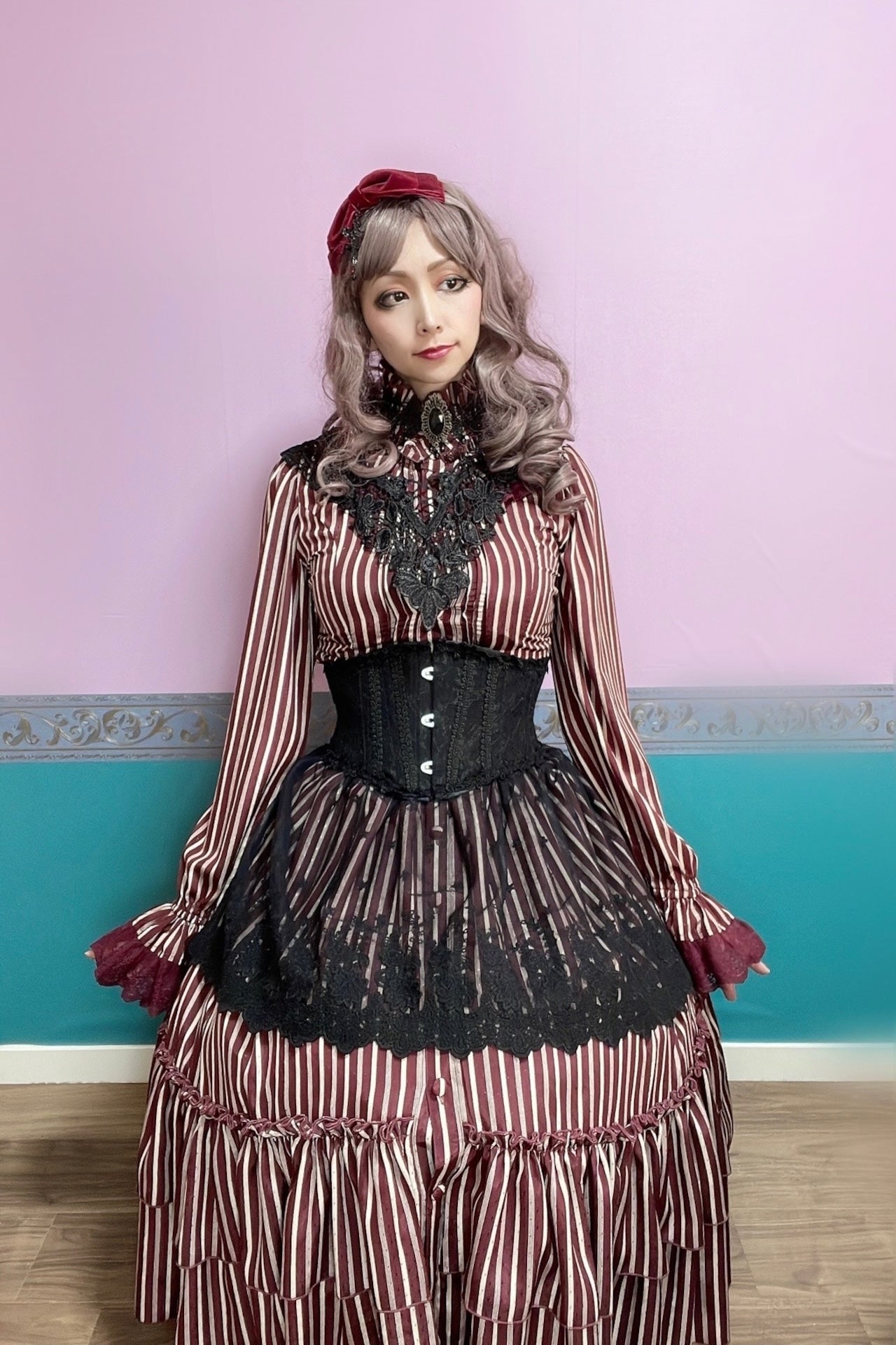 【Morun×Muuna Stoik】モランムーナストイック　カフェエプロン　黒★ウィンターセール2月23日まで★